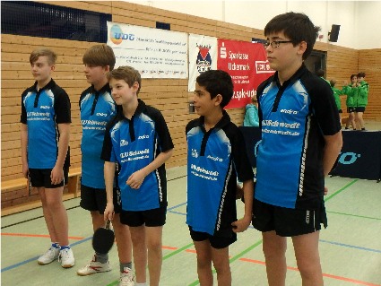 von links: Luca, Tarek, Carlo, Mahmoud, Marcel Image